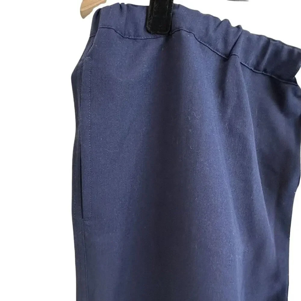 Figs Pisco™ Basic Scrub Pants in Navy Large Short
